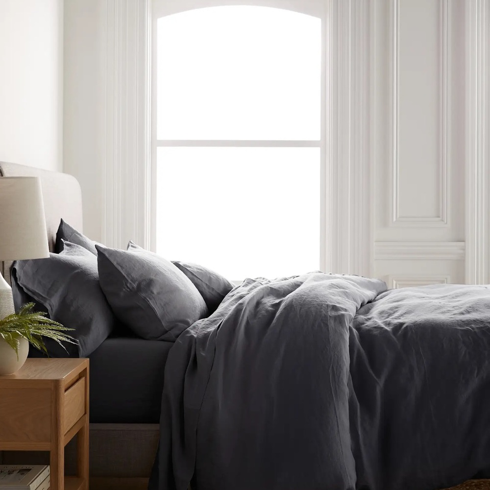 Quince European Linen Duvet Cover Set